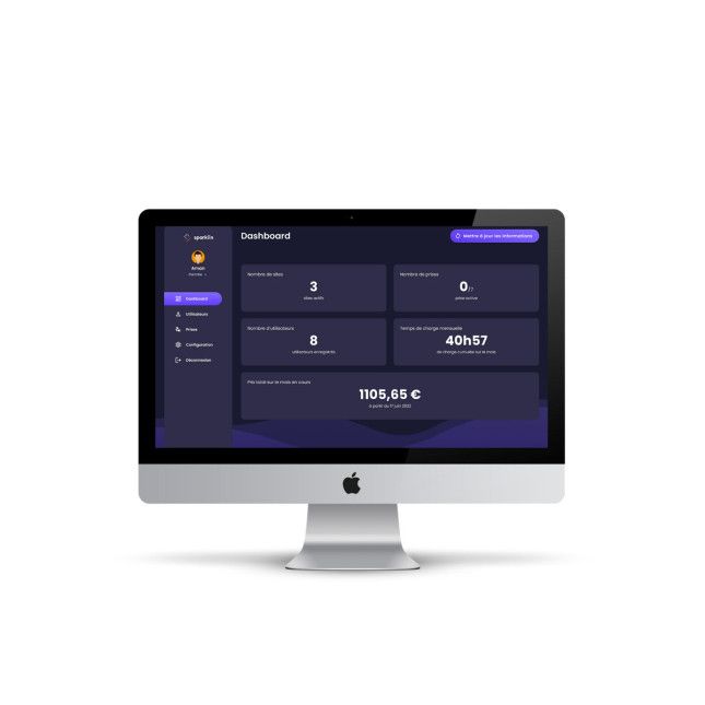 Spark Pilot — tableau de bord gestionnaire